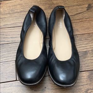 Authentic leather flats